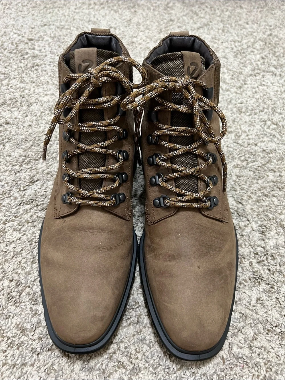 ECCO ST.1 Hybrid Lite Nubuck Leather Boot Goretex in Cocoa Brown Size EU 42 US 8